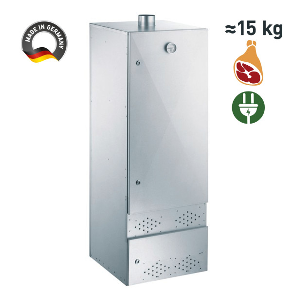 Peetz Kalträucherschrank Midi aluminiertes Stahlblech 2 Türen