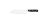 Santoku Messer Santokumesser japanische Form 18 cm schwarz
