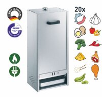 Peetz Räucherofen mit Schieber aluminiertes Stahlblech