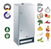 Peetz Räucherofen mit Tür aluminiertes Stahlblech