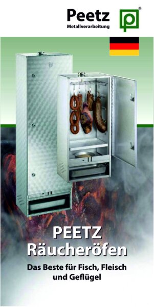 Peetz Prospekt "Räucheröfen und Zubehör"