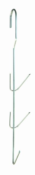 Peetz Räucherhaken mit fünf Dornen Länge 28 cm Edelstahl rostfrei