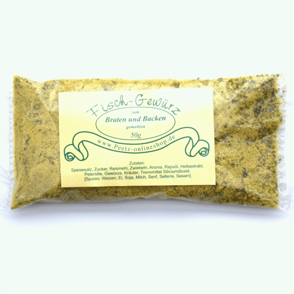Peetz Fischgewürz Braten & Backen 50 g