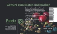 Peetz Fischgewürz Braten & Backen 50 g