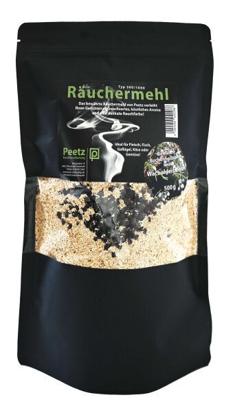 Peetz Räuchermehl mit Wacholderbeeren 500 g 2er-Pack