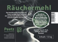 Peetz Räuchermehl Kirsche 13 kg Sack