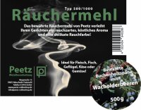 Räuchermehl im Set Buche - Buche mit Wacholderbeeren - Kirsche je 500 g
