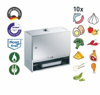 Peetz Räucherofen mit Tür Edelstahl rostfrei