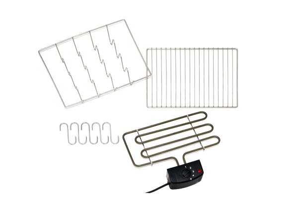 Peetz Räucherofen-Set 3 aluminiertes Stahlblech
