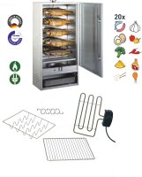 Peetz Räucherofen-Set 3 aluminiertes Stahlblech