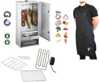 Peetz Räucherofen-Set 3 aluminiertes Stahlblech