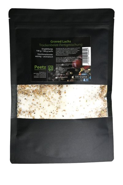 Graved Lachs Trockenbeize-Fertigmischung 500 g