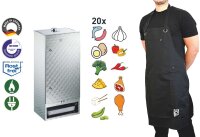 Peetz Räucherofen mit Tür Edelstahl rostfrei...