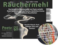 Peetz Räuchermehl Hickoryholz 500 g