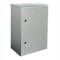 Peetz Unterschrank aluminiertes Stahlblech mit Tür mit Ablage