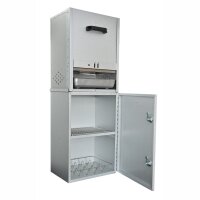 Peetz Unterschrank aluminiertes Stahlblech mit Tür...