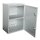 Peetz Unterschrank aluminiertes Stahlblech mit Tür mit Ablage