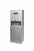 Peetz Unterschrank aluminiertes Stahlblech mit Tür...