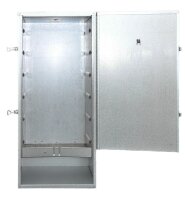 Peetz Räucherofen 20 Fische isoliert mit Tür aluminiertes Stahlblech 28 x 39 x 85 cm isoliert NEU