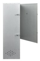 Peetz Räucherofen 20 Fische isoliert mit Tür aluminiertes Stahlblech 28 x 39 x 85 cm isoliert NEU