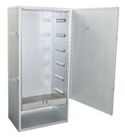 Peetz Räucherofen 20 Fische isoliert mit Tür aluminiertes Stahlblech 28 x 39 x 85 cm isoliert NEU