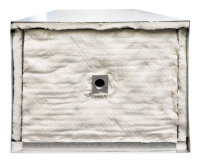 Peetz Räucherofen 20 Fische isoliert mit Tür aluminiertes Stahlblech 28 x 39 x 85 cm isoliert NEU