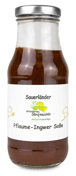 Peetz Grillsosse Pflaume-Ingwer 250 ml